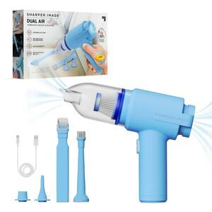 Sharper Image Cordless Handheld Vacuum and Blower Blue